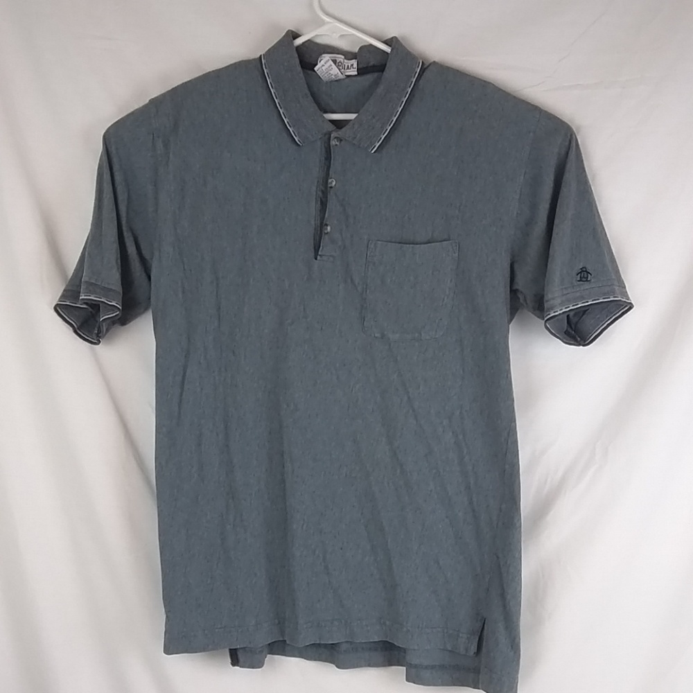 Munsingwear Grand Slam Mens Polo Shirt Sz XL Grey